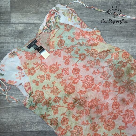 Venezia Short Sleeve Sheer Coverup Size 26/28 - Picture 1 of 5